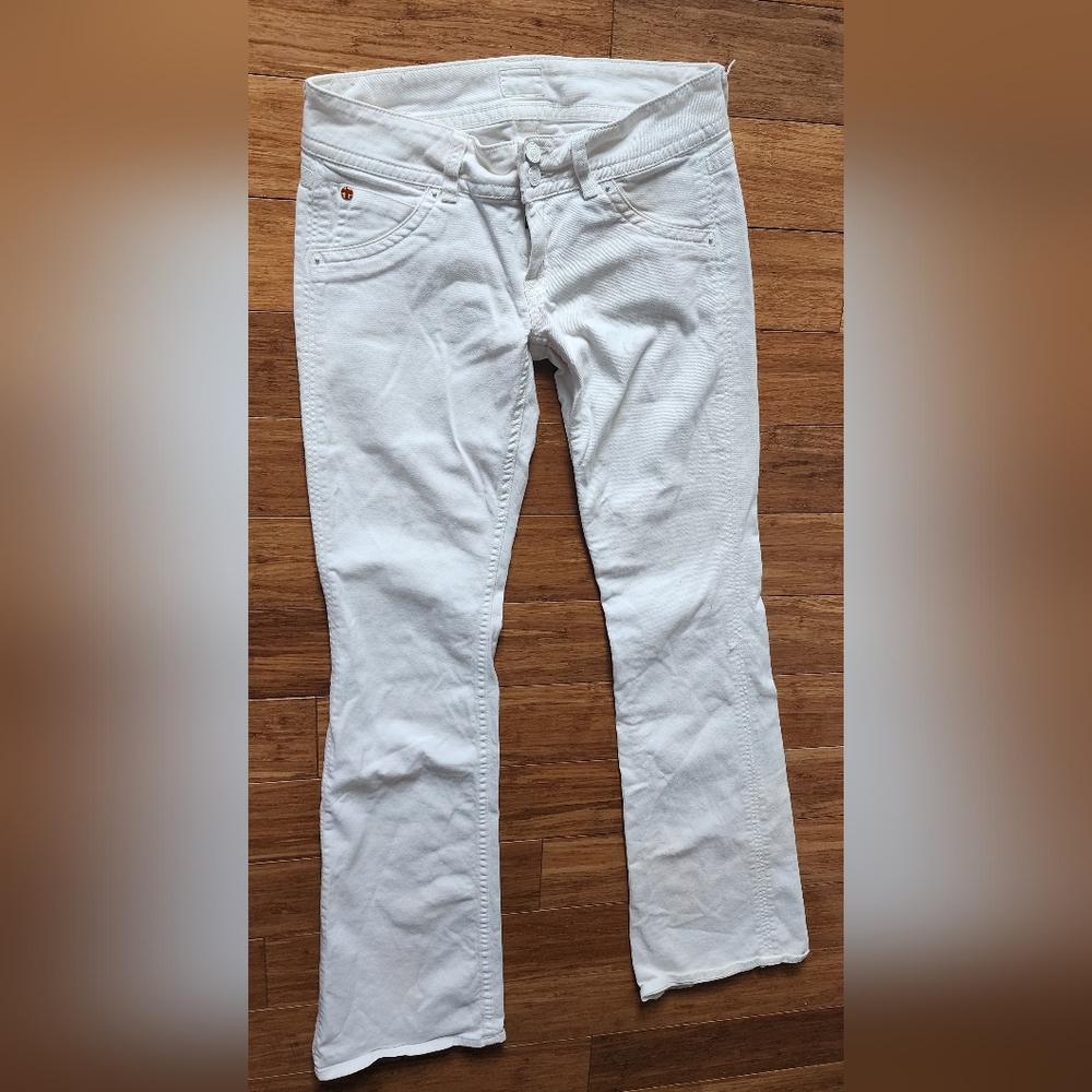 Hudson Jeans Straight Leg White Women's Jeans
